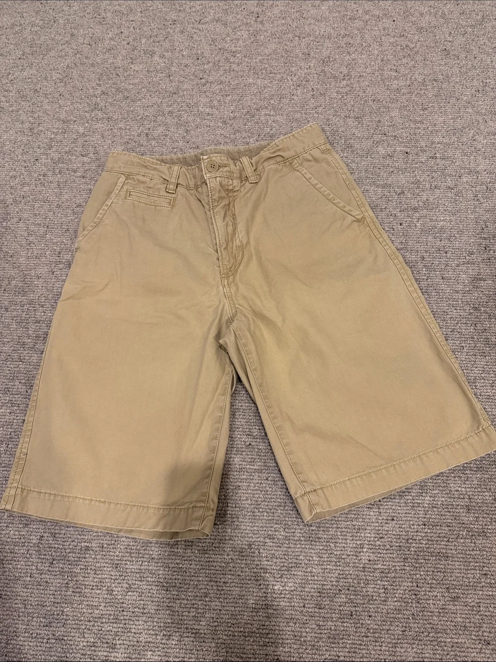 GAP KIDS CLASSIC KHAKI FIVE POCKET SHORTS WITH ADJUSTABLE WAIST - BOYS SIZE 14